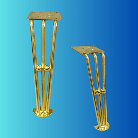 20 CM METAL BONCUKLU KOLTUK AYAĞI MOBİLYA AYAĞI ÜNİTE AYAĞI KONSOL AYAĞI PUF BERJER AYAĞI