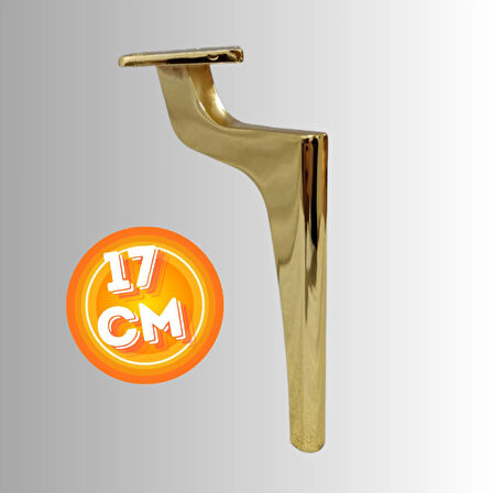 17 CM METAL ZİRVE AYAK KOLTUK AYAĞI MOBİLYA AYAĞI ÜNİTE AYAĞI KONSOL AYAĞI PUF BERJER AYAĞI