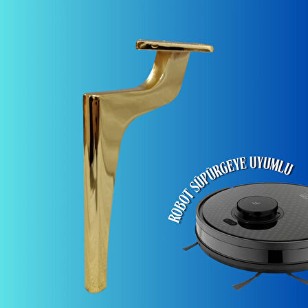 17 CM METAL ZİRVE AYAK KOLTUK AYAĞI MOBİLYA AYAĞI ÜNİTE AYAĞI KONSOL AYAĞI PUF BERJER AYAĞI