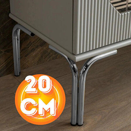 20 CM METAL MAGNOLİA KOLTUK AYAĞI MOBİLYA AYAĞI ÜNİTE AYAĞI KONSOL AYAĞI PUF BERJER AYAĞI