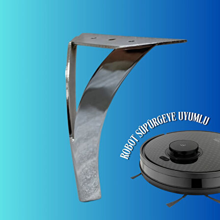 14 CM METAL DAMLA KOLTUK AYAĞI MOBİLYA AYAĞI ÜNİTE AYAĞI KONSOL AYAĞI PUF BERJER AYAĞI ( 4 ADET )