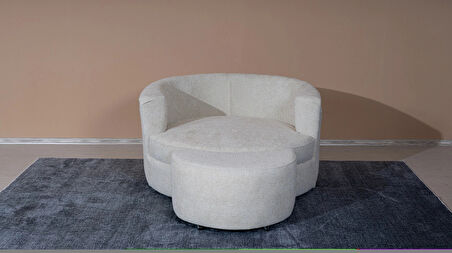 AY DİNLENME KOLTUK ( BERJER & HAREKETLİ PUF DAHİL ) DİNLENME BERJER SETİ