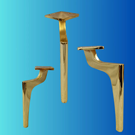 20 CM METAL ZİRVE AYAK KOLTUK AYAĞI MOBİLYA AYAĞI ÜNİTE AYAĞI KONSOL AYAĞI PUF BERJER AYAĞI