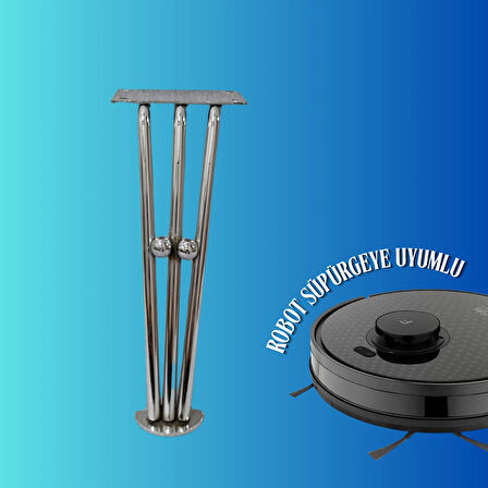 17 CM METAL BONCUKLU KOLTUK AYAĞI MOBİLYA AYAĞI ÜNİTE AYAĞI KONSOL AYAĞI PUF BERJER AYAĞI (4ADET)