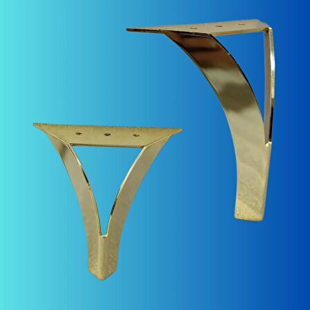 14 CM METAL DAMLA KOLTUK AYAĞI MOBİLYA AYAĞI ÜNİTE AYAĞI KONSOL AYAĞI PUF BERJER AYAĞI ( 4 ADET )