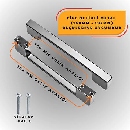 Köprü Kulp Dolap Çekmece Kulbu Metal Kulp 160 MM ( 10 ADET )