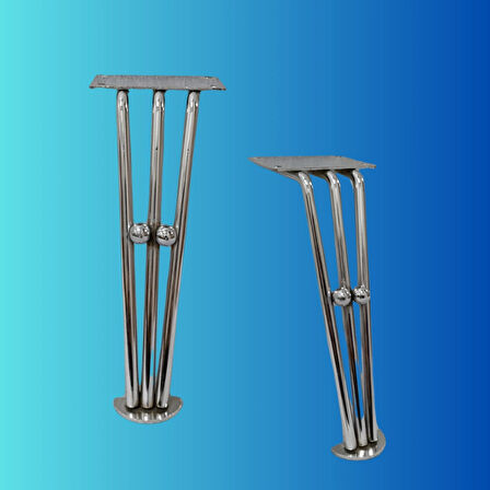 20 CM METAL BONCUKLU KOLTUK AYAĞI MOBİLYA AYAĞI ÜNİTE AYAĞI KONSOL AYAĞI PUF BERJER AYAĞI