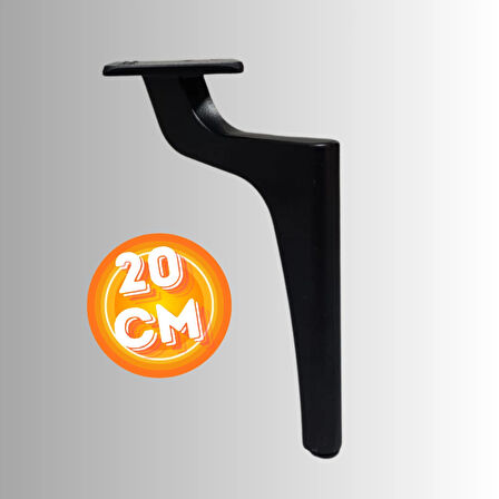 20 CM METAL ZİRVE AYAK KOLTUK AYAĞI MOBİLYA AYAĞI ÜNİTE AYAĞI KONSOL AYAĞI PUF BERJER AYAĞI