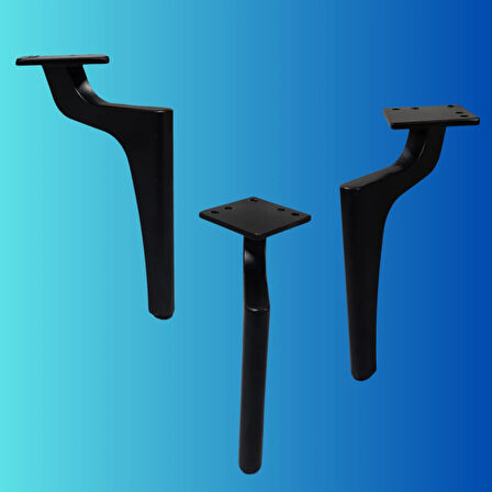 20 CM METAL ZİRVE AYAK KOLTUK AYAĞI MOBİLYA AYAĞI ÜNİTE AYAĞI KONSOL AYAĞI PUF BERJER AYAĞI