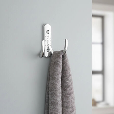 Noktalı Metal Askı Şık Portmanto Askılık Dolap Mobilya Askısı (vidalar Dahil)(10 ADET )