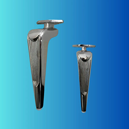 21 CM METAL KLAS KOLTUK AYAĞI MOBİLYA AYAĞI ÜNİTE AYAĞI KONSOL AYAĞI PUF BERJER AYAĞI