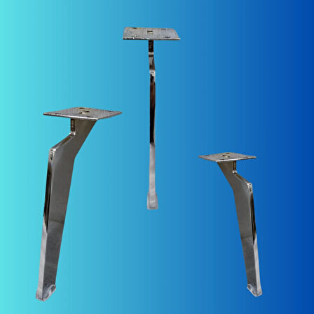 15 CM METAL TABANCA AYAK KOLTUK AYAĞI MOBİLYA AYAĞI ÜNİTE AYAĞI KONSOL AYAĞI PUF BERJER AYAĞI ( 4 ADET )
