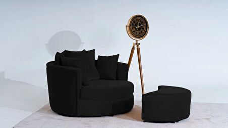 AY DİNLENME KOLTUK ( BERJER & HAREKETLİ PUF DAHİL ) DİNLENME BERJER SETİ