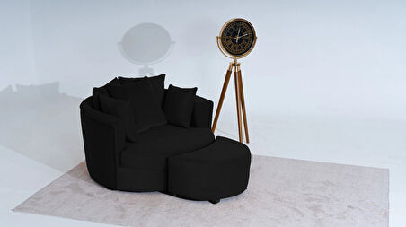 AY DİNLENME KOLTUK ( BERJER & HAREKETLİ PUF DAHİL ) DİNLENME BERJER SETİ