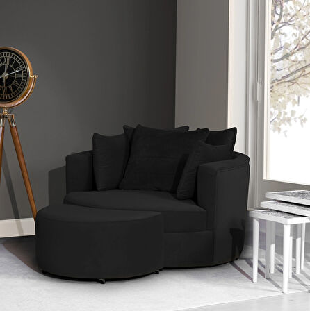 AY DİNLENME KOLTUK ( BERJER & HAREKETLİ PUF DAHİL ) DİNLENME BERJER SETİ