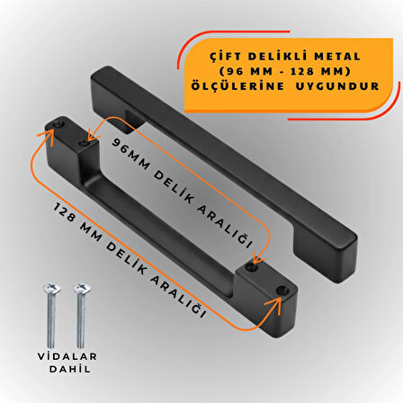 Köprü Kulp Dolap Çekmece Kulbu Metal Kulp 128 MM