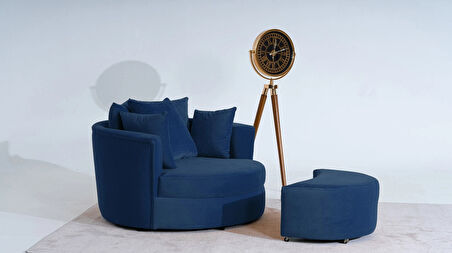 AY DİNLENME KOLTUK ( BERJER & HAREKETLİ PUF DAHİL ) DİNLENME BERJER SETİ