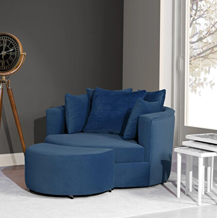 AY DİNLENME KOLTUK ( BERJER & HAREKETLİ PUF DAHİL ) DİNLENME BERJER SETİ