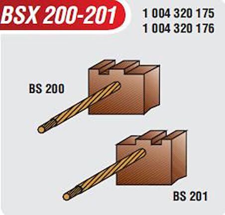 BSX200-201 12V  MARŞ KÖMÜRÜ AUDI VW SEAT SKODA 1.9 TDI 6×1812,7/14,2 (BOSCH TİPİ)