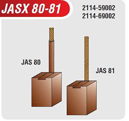 JASX80-81 12V MARŞ KÖMÜRÜ NISSAN DATDUN ISUZU 7×14X16 HITACHI TİPİ
