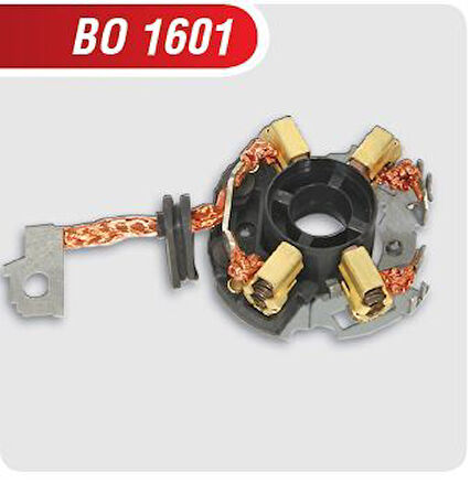 BO1601 12V KÖMÜR YUVASI BOSH TİPİ  BMW AUDI OPEL ASTRA VECTRA  ALFA ROMEO RENAULT ESCORD