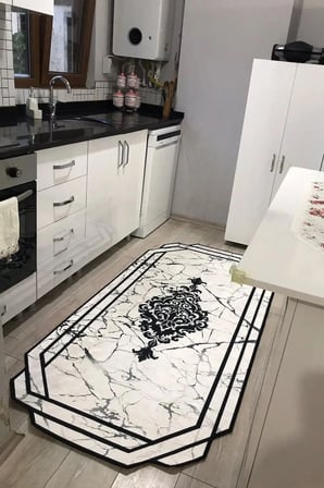 Yolluk Halı – Kaymaz Tabanlı, Yıkanabilir, Yumuşak Dokulu, Şık ve Dayanıklı Tasarım (tuğra
