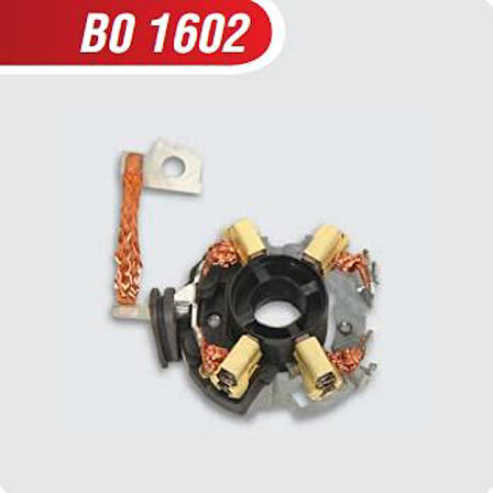 BO1602 12V KÖMÜR YUVASI VW TRANSPORTER LADA SAMARA SEAT 5×16X11,5/13 BOSH TİPİ