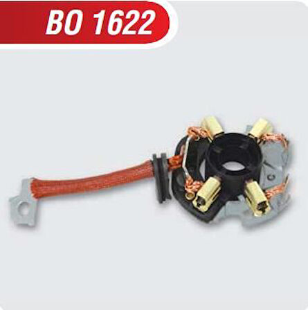 BO1622 12V KÖMÜR YUVASI  SEAT VW POLO JETTA PASSAT TRANSPORTER 5×12X11,6 BOSH TİPİ