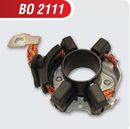 BO2111 12V KÖMÜR YUVASI CITROEN PEUGEOT BMW VOLVO MERCEDES AUDI 4,6X16X11,5/12,2 BOSH TİPİ  PARTNER 206-307-306-407-C5 C4