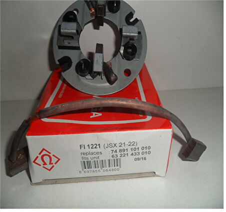 FI1221 12V KÖMÜR YUVASI FIAT DKŞ DOĞAN-ŞAHİN- DOBLO RENAULT R9-11  6×13X17,5  FIAT TİPİ  TOFAS FIAT FORD ANADOL RENAULT PEUGE