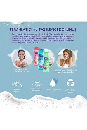 Fresh Sensations Kaktüs Çiçeği Duş Jeli 2x450ml