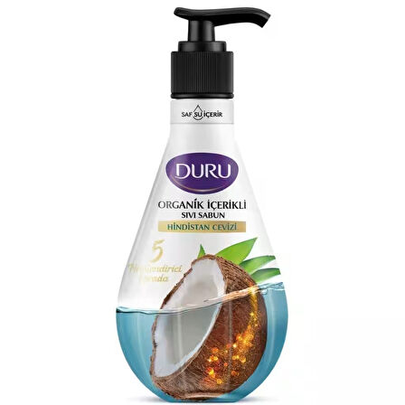 Duru Organik İçerikli Hindistan Cevizli Sıvı Sabun 500Ml