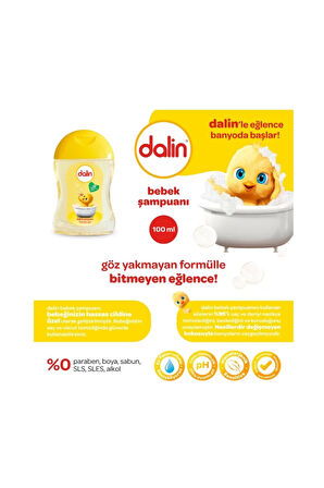 Dalin Bebek Şampuanı 100 ML x 2 Li