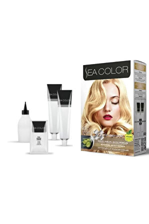 Sea Color 10/0 Saç Boyası Sedef Sarı 100 ml x 2 Kutu