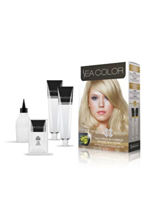 Sea Color 0/1 Platin Sarı Saç Boyası 100 ml x 2 Kutu