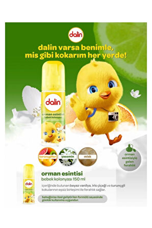 Dalin Orman Esintisi Bebek Kolonyası 150 ml