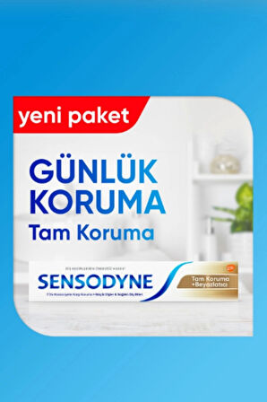 Sensodyne Tam Koruma Ve Beyazlatıcı Diş Macunu 50 ml