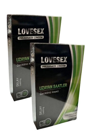 Lovesex Uzayan Saatler Geciktirici Kremli Prezervatif 10 Lu x 2 Paket