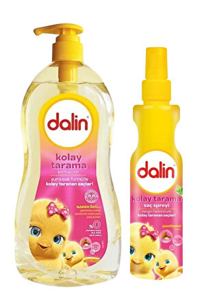 Dalin Kolay Tarama Şampuanı 700 Ml + Tarama Spreyi 200 ml Set