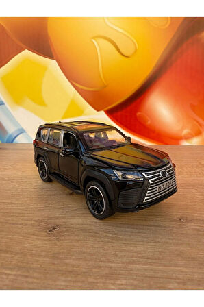 Lexus Jip Diecast Model Araba Oyuncak Lexus 570 Model Diecast Kapıları Açılan Araba Sesli Işıklı