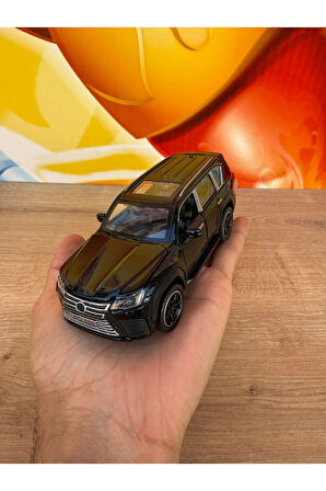 Lexus Jip Diecast Model Araba Oyuncak Lexus 570 Model Diecast Kapıları Açılan Araba Sesli Işıklı