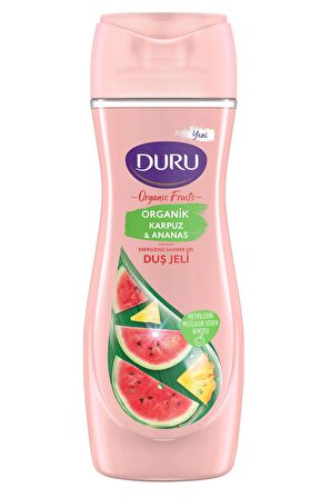 Organic Fruits Karpuz & Ananas Duş Jeli 3x450ml