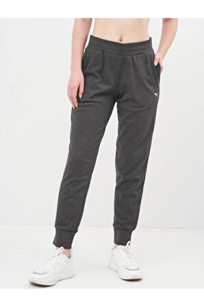 Puma Kadın Koyu Gri Essential Sweatpants Günlük Stil Eşofman Altı 