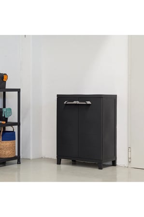 Midi Kısa Dolap Bahçe Dolabı, Balkon Dolabı, Banyo Dolabı 66x36x88