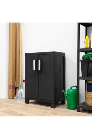 Kısa Dolap Bahçe Dolabı, Balkon Dolabı, Banyo Dolabı 65x37x93