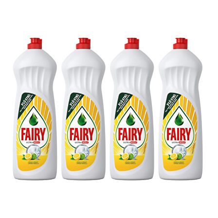 Fairy Bulaşık Deterjanı 1000 ml Limon x 4 Adet