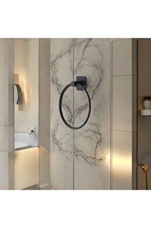 Banyo Havluluk Mutfak Havluluk Güçlü Yapıştırma Oval Metal Havluluk Yapışkanlı Havluluk