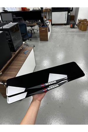 Nissan Yazılı Özel Full Pleksi Plakalık