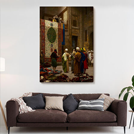 Osman Hamdi Bey'in Halı Tüccarı İsimli Eseri Kanvas Tablo-5123