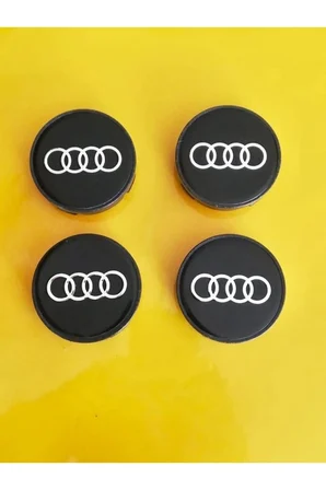 Audi Logolu 55-58 Mm Jant Göbeği